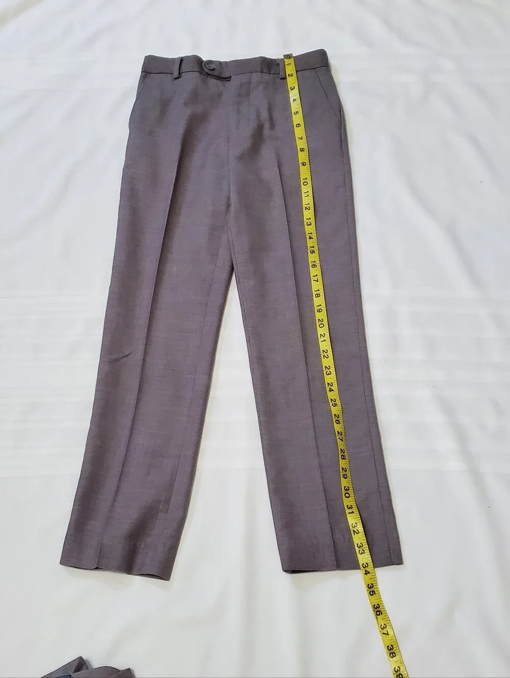 Isaak MIZRAHI Boys 2-Piece Slim Cut Wool Blend Suit Set Charcoal